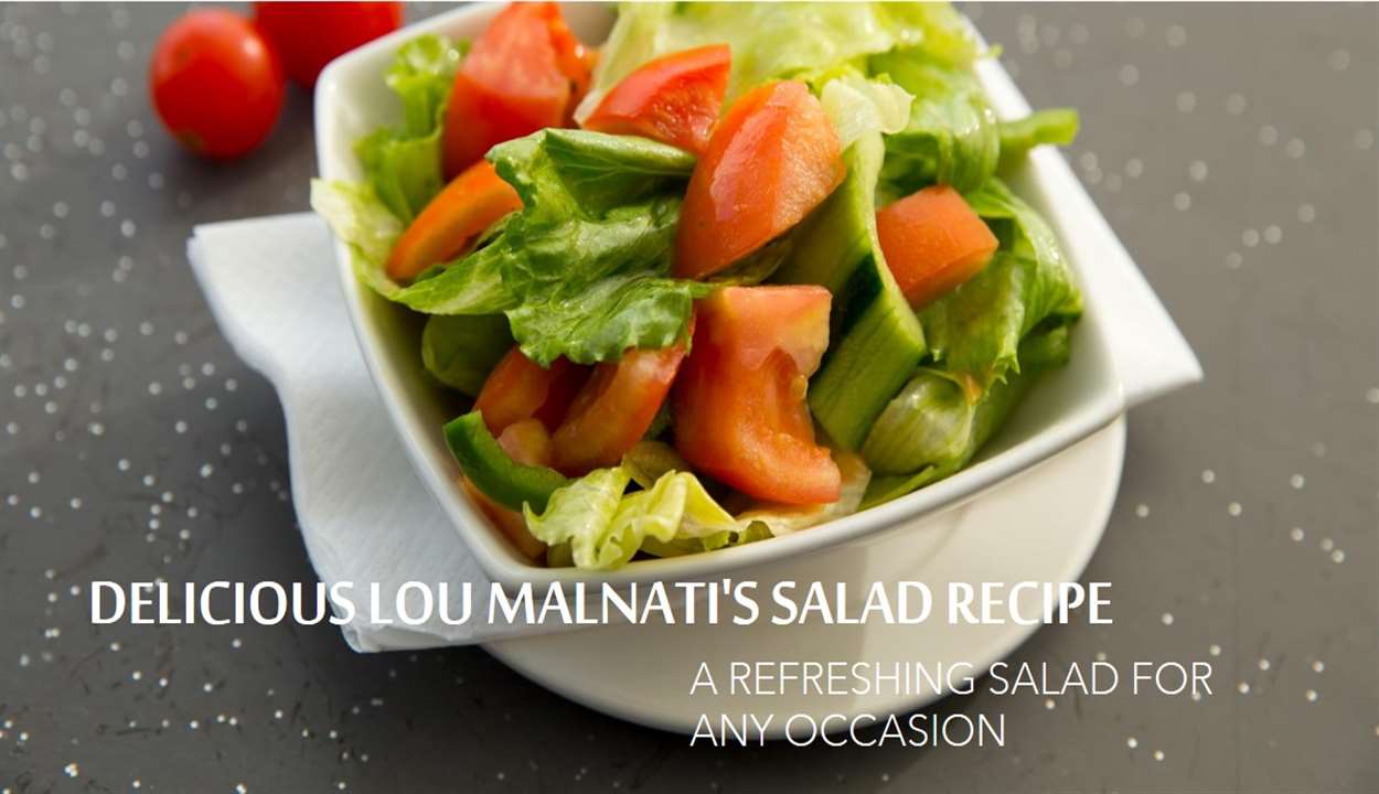 Crafting the Lou Malnati's Salad Recipe A Culinary Delight Mouse